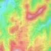 Mappa topografica La Chapelle, altitudine, rilievo