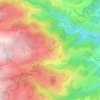 Mappa topografica Contéol, altitudine, rilievo