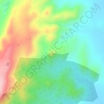 Mappa topografica Serra da Formiga, altitudine, rilievo