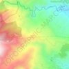 Mappa topografica Badessa, altitudine, rilievo