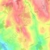 Mappa topografica Lonetown, altitudine, rilievo