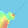 Mappa topografica Duncansby Head, altitudine, rilievo