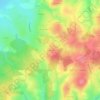 Mappa topografica Le Devant, altitudine, rilievo