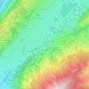 Mappa topografica Kranzegg, altitudine, rilievo