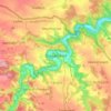 Mappa topografica Drosendorf, altitudine, rilievo
