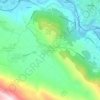 Mappa topografica Poggio di Roio, altitudine, rilievo