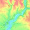 Mappa topografica La Barre, altitudine, rilievo