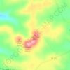 Mappa topografica Selby Knob, altitudine, rilievo