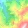 Mappa topografica Abourghès, altitudine, rilievo