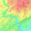 Mappa topografica Alapocas, altitudine, rilievo