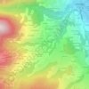 Mappa topografica La Frasse, altitudine, rilievo