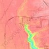 Mappa topografica Clifty Falls, altitudine, rilievo