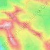 Mappa topografica Monte Brancetta, altitudine, rilievo