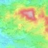 Mappa topografica Chabannais, altitudine, rilievo