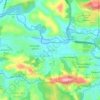 Mappa topografica Polvilho, altitudine, rilievo