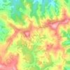 Mappa topografica Chabanas, altitudine, rilievo