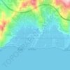 Mappa topografica Carchuna, altitudine, rilievo