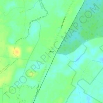 Mappa topografica Hoke, altitudine, rilievo
