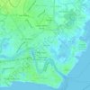 Mappa topografica Sinikway, altitudine, rilievo