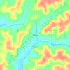Mappa topografica Whitehall, altitudine, rilievo
