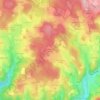 Mappa topografica Deneyrolles Hautes, altitudine, rilievo
