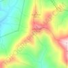 Mappa topografica Chattahoochee Source Spring, altitudine, rilievo