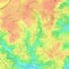 Mappa topografica Country Club North, altitudine, rilievo