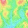 Mappa topografica Montailloux, altitudine, rilievo