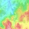Mappa topografica Cascata Paraíso da Serra, altitudine, rilievo