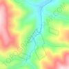 Mappa topografica Orogrande, altitudine, rilievo