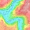 Mappa topografica Le Four Blanc, altitudine, rilievo
