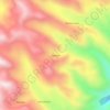 Mappa topografica Huayno, altitudine, rilievo