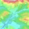 Mappa topografica La Bâtie, altitudine, rilievo