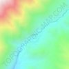 Mappa topografica Caserones, altitudine, rilievo
