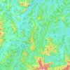 Mappa topografica Itaçu, altitudine, rilievo
