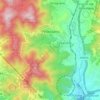 Mappa topografica Pellezzano, altitudine, rilievo