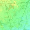 Mappa topografica Giussago, altitudine, rilievo