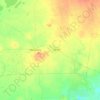 Mappa topografica Penshurst, altitudine, rilievo