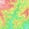 Mappa topografica Saorge, altitudine, rilievo