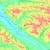Mappa topografica Verfeil, altitudine, rilievo