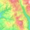 Mappa topografica Cerro Veronese, altitudine, rilievo