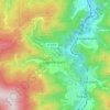 Mappa topografica Bermersbach, altitudine, rilievo