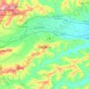 Mappa topografica Corridonia, altitudine, rilievo