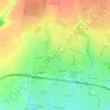 Mappa topografica Melton West, altitudine, rilievo