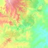 Mappa topografica Baroondah, altitudine, rilievo