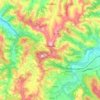 Mappa topografica Cremolino, altitudine, rilievo
