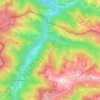 Mappa topografica Canejan, altitudine, rilievo