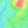 Mappa topografica Fullwell, altitudine, rilievo