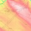 Mappa topografica Wascana Creek, altitudine, rilievo
