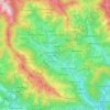 Mappa topografica Torrente Imagna, altitudine, rilievo